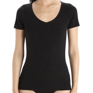 NWT! Icebreaker Siren Shortsleeve Sweetheart Shirt, Black, Medium